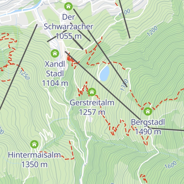 Map of Gerstreitalm