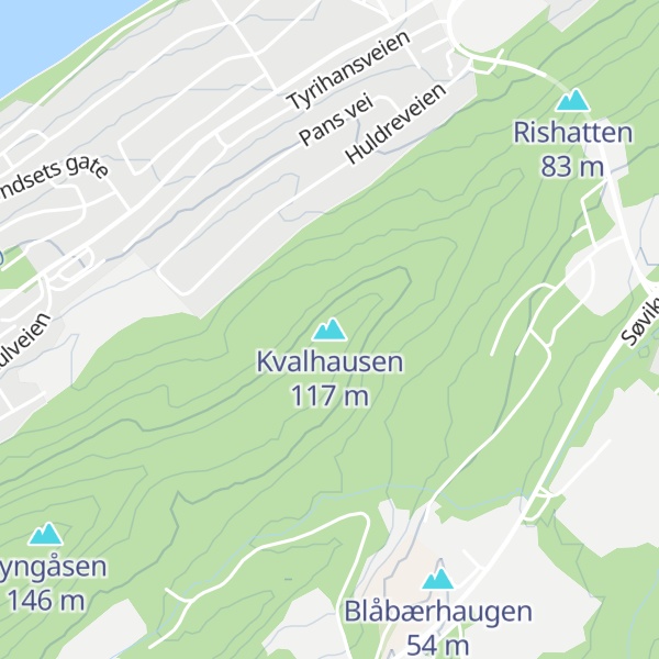 Map of Kvalhausen
