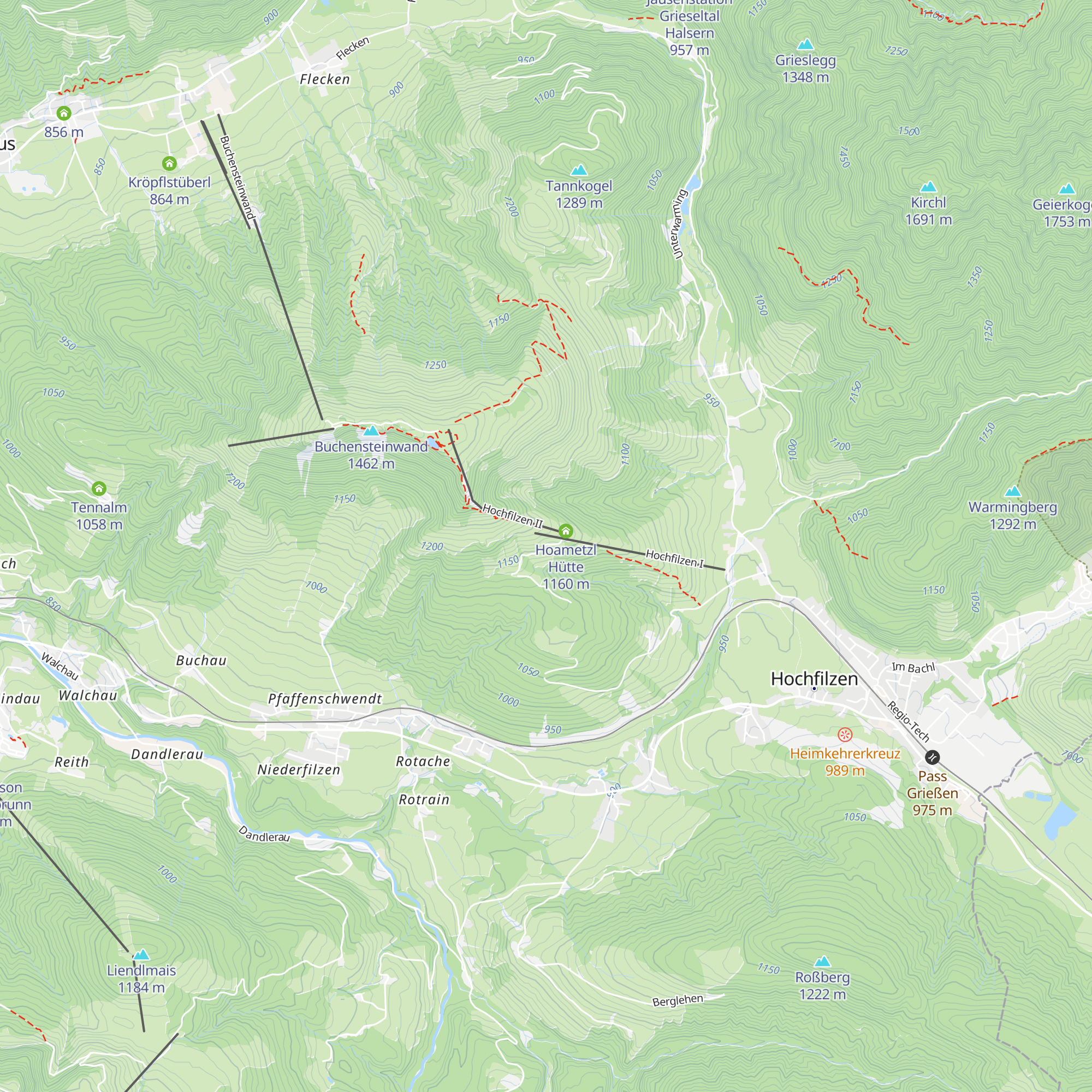 Kantalm map