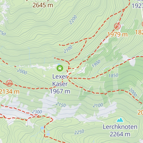 Map of Gampen Kaser