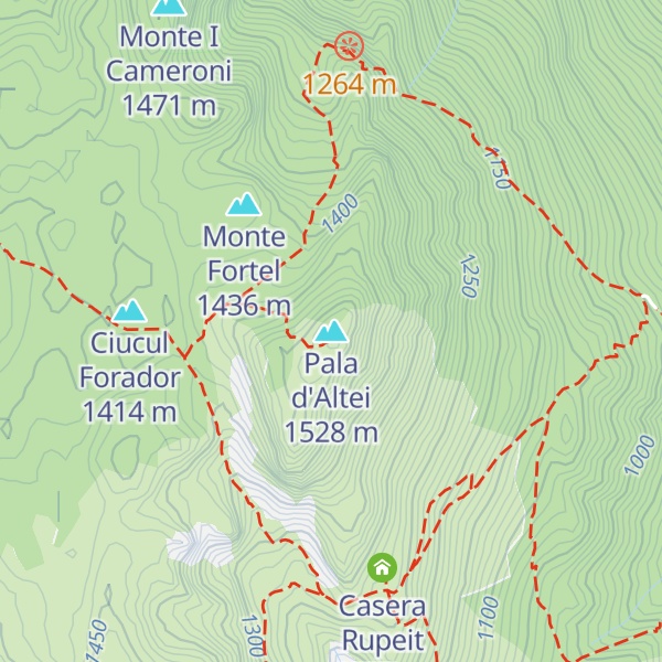 Map of Pala d'Altei