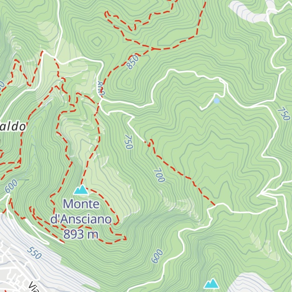 Map of Rifugio Buca d'Ansciano