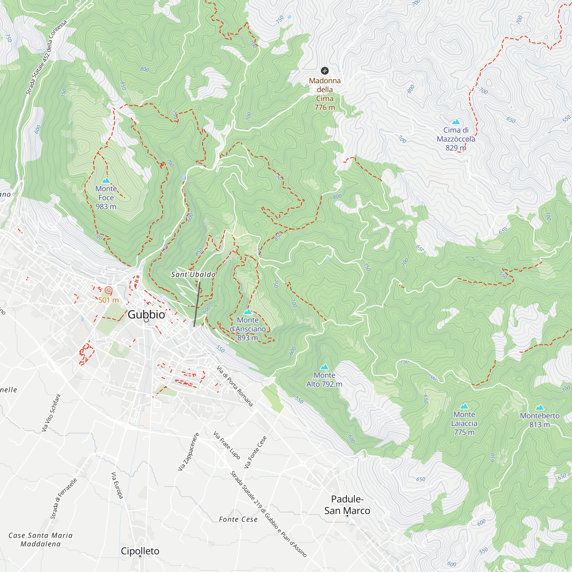 Rifugio Buca d'Ansciano map