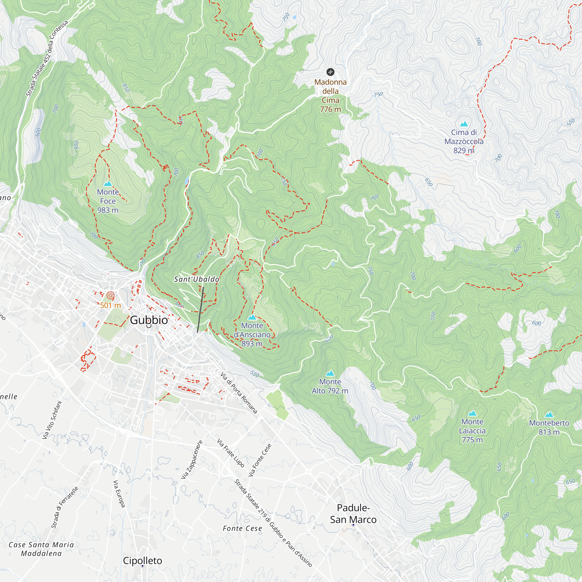 Rifugio Buca d'Ansciano map