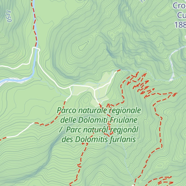 Map of Casera Casavento