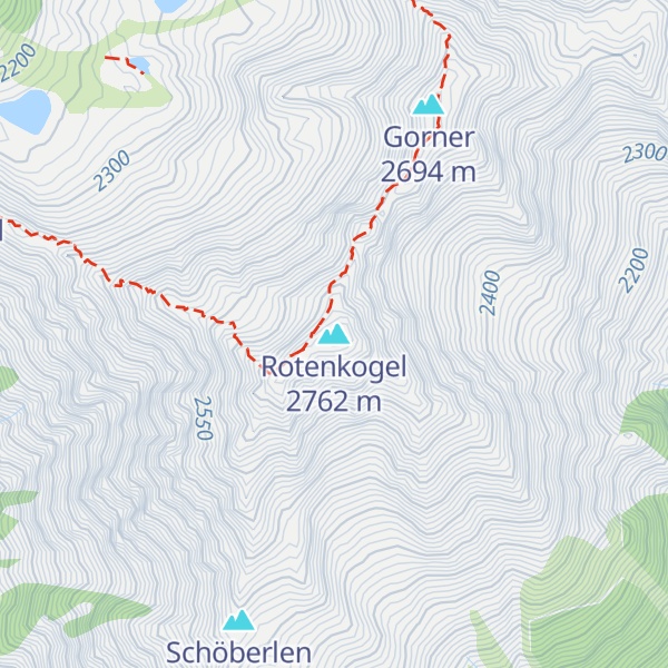 Map of Rotenkogel
