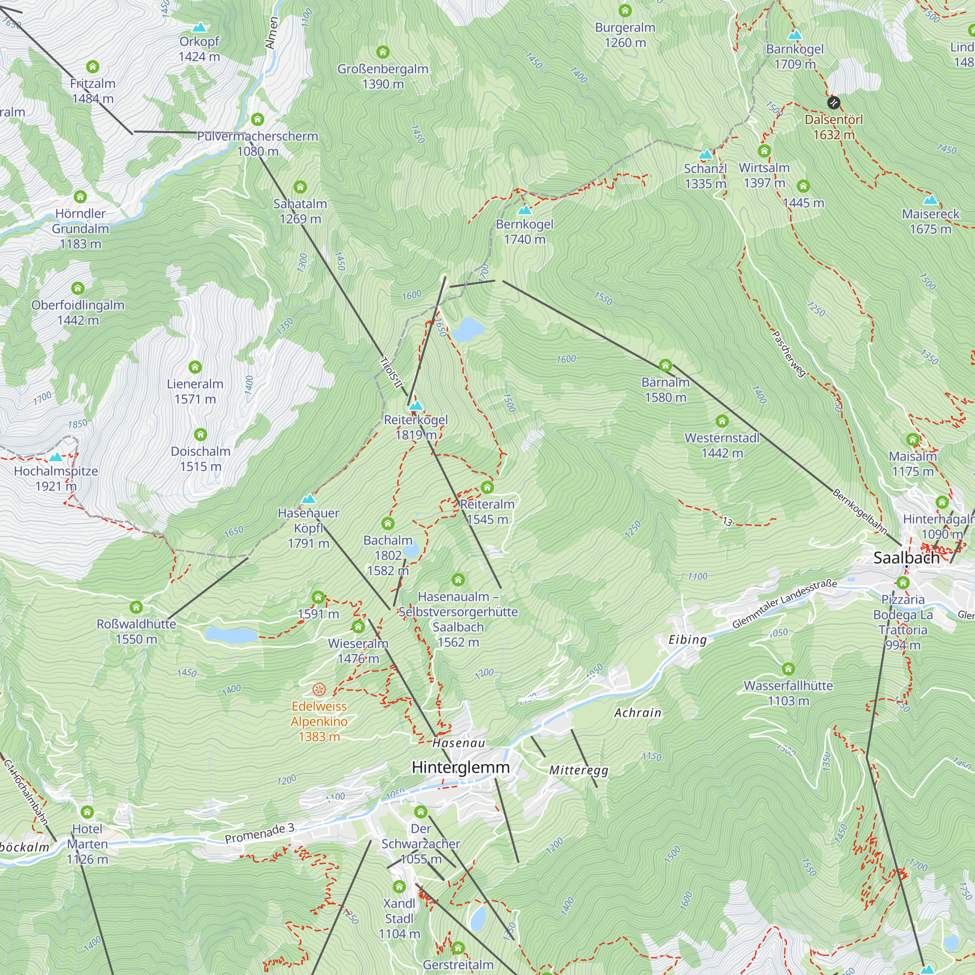 Reiteralm map