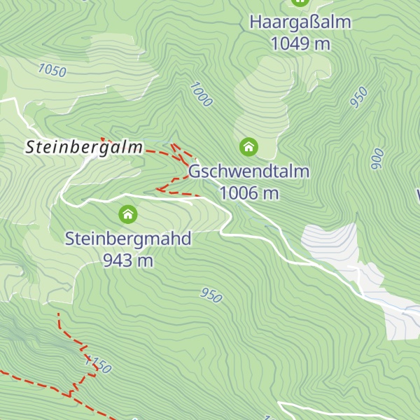 Map of Blickner Alm