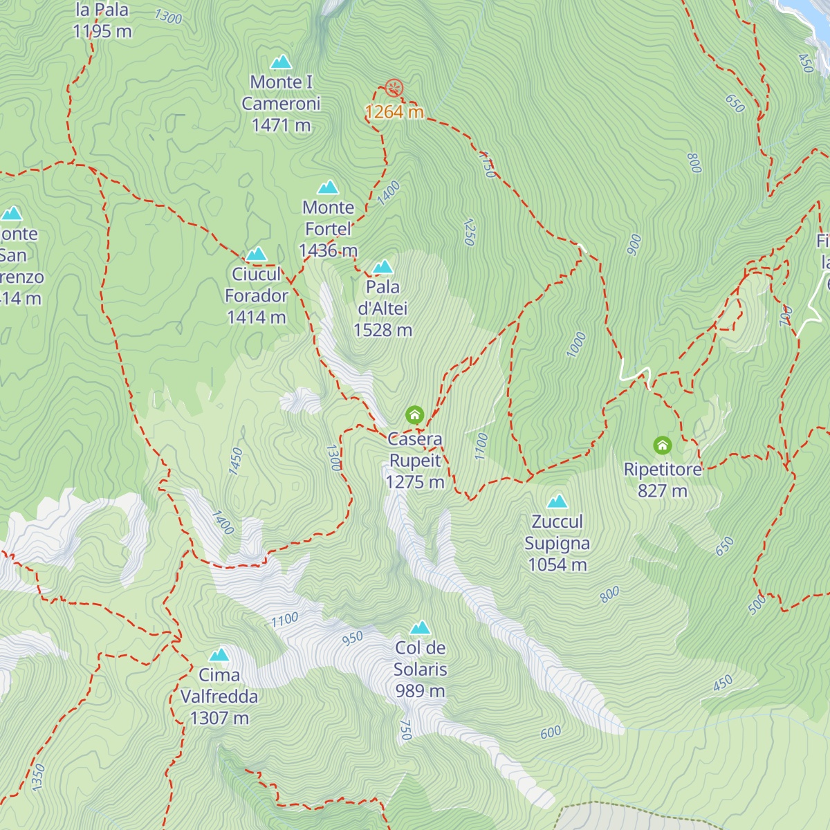 Casera Rupeit map