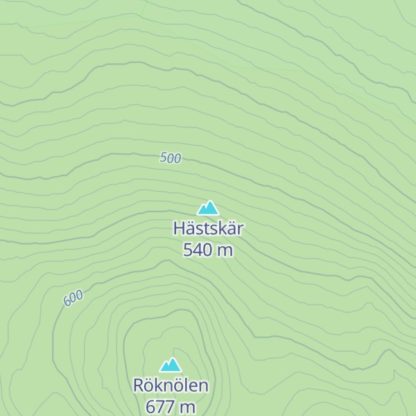 Map of Hästskär