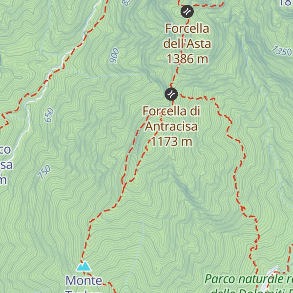 Map of Monte Taront