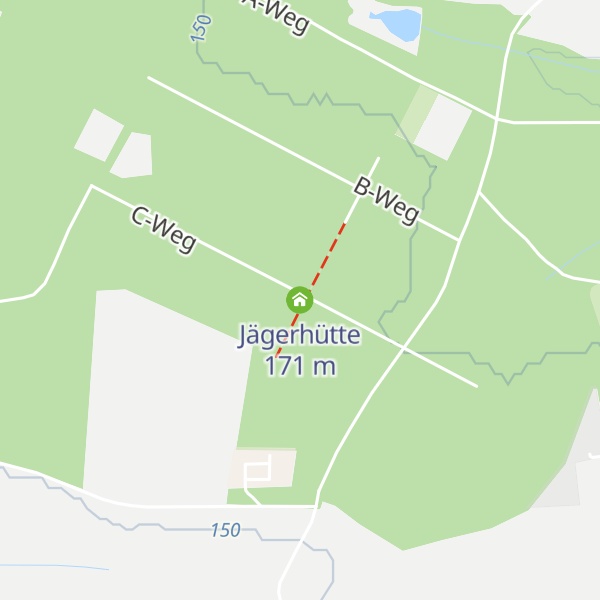 Map of Jägerhütte