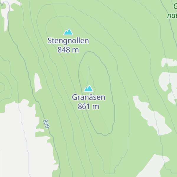 Map of Granåsen