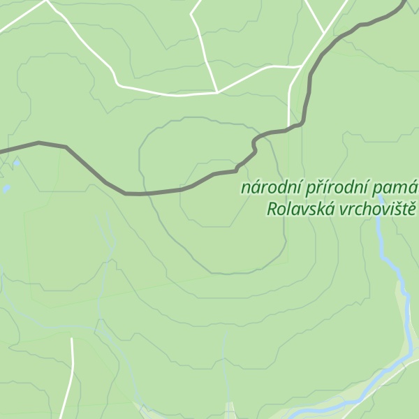 Map of Jeřábí vrch