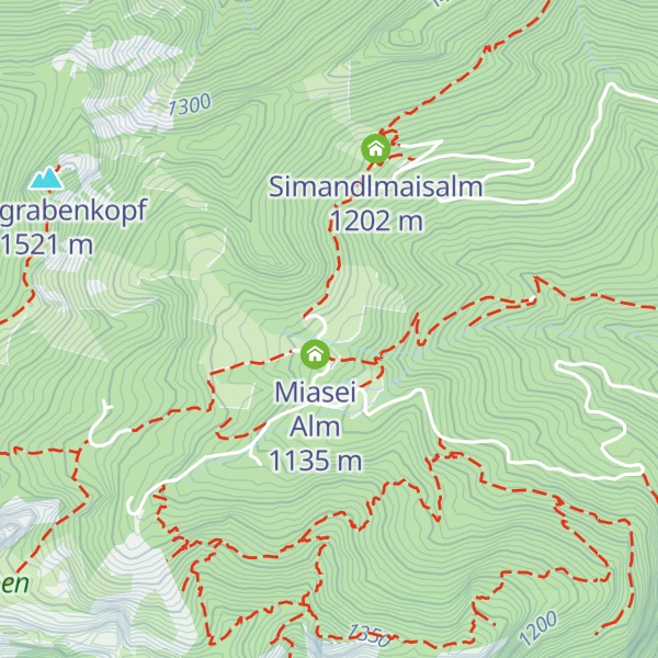 Map of Brander Alm