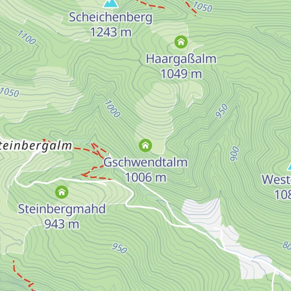 Map of Gschwendtalm