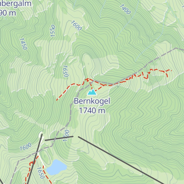 Map of Bernkogel