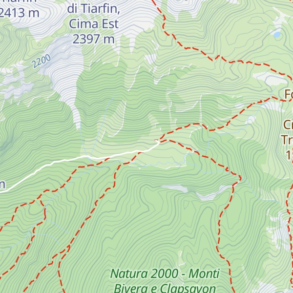 Map of Casera Tragonia