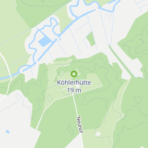 Map of Köhlerhütte