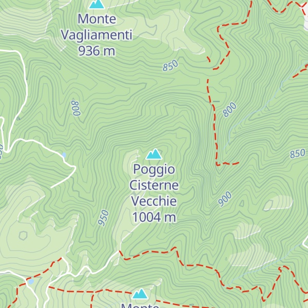 Map of Poggio Cisterne Vecchie