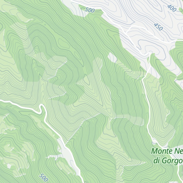 Map of Punta Ca Tozzo