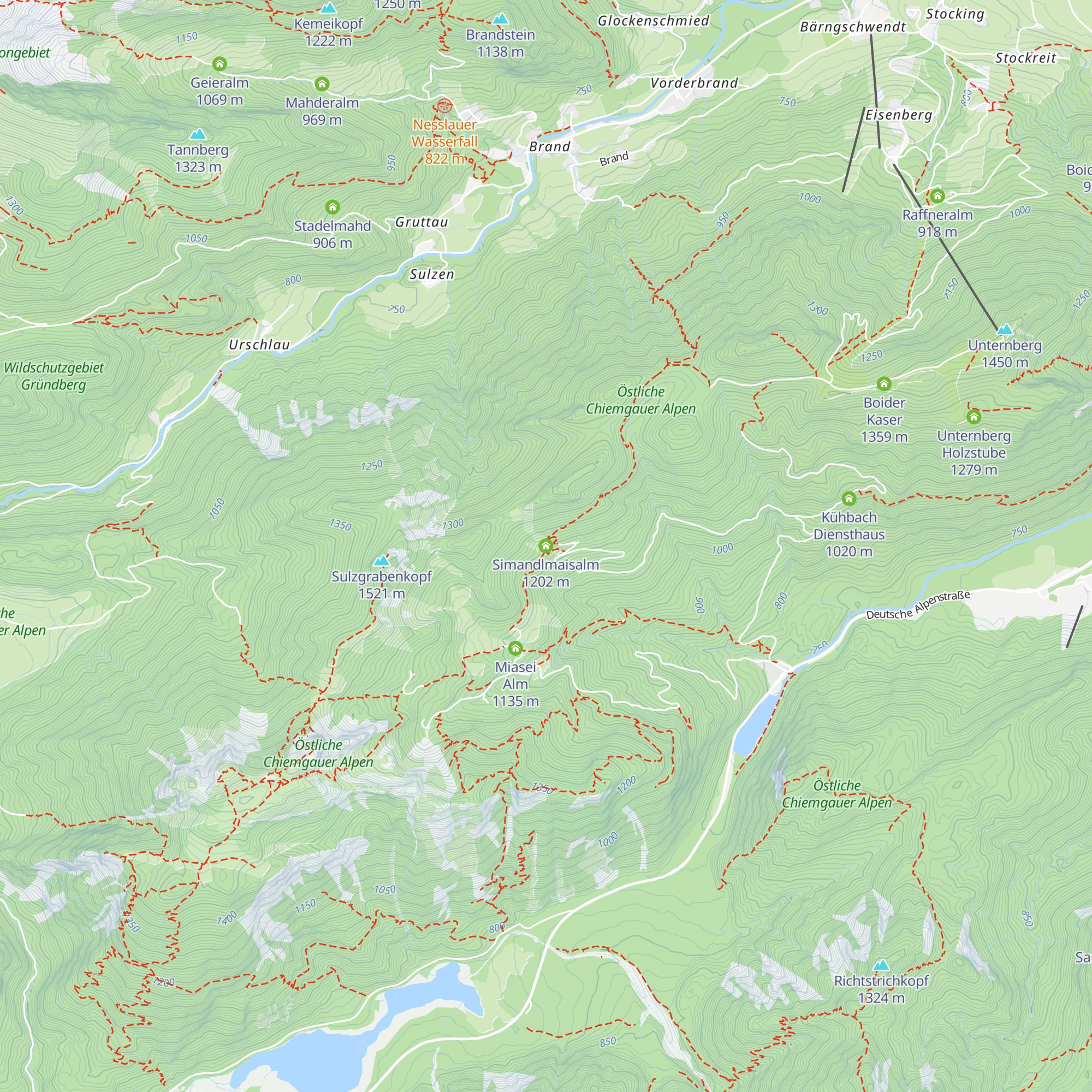 Simandlmaisalm map