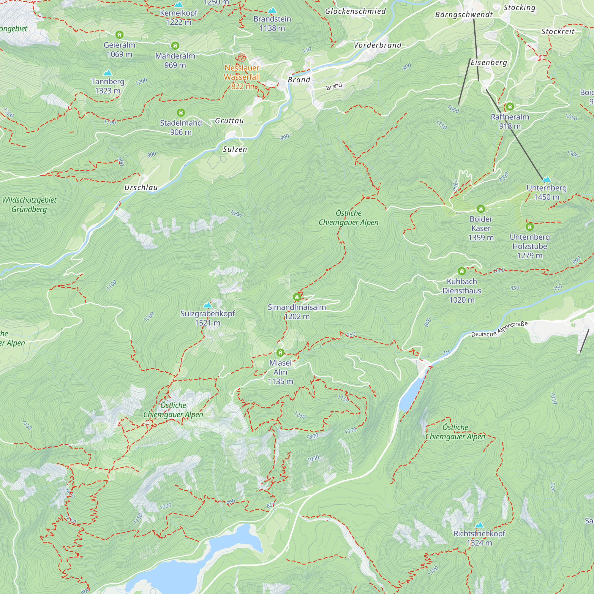 Simandlmaisalm map