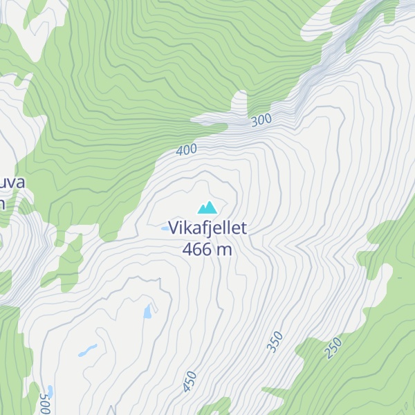 Map of Vikafjellet