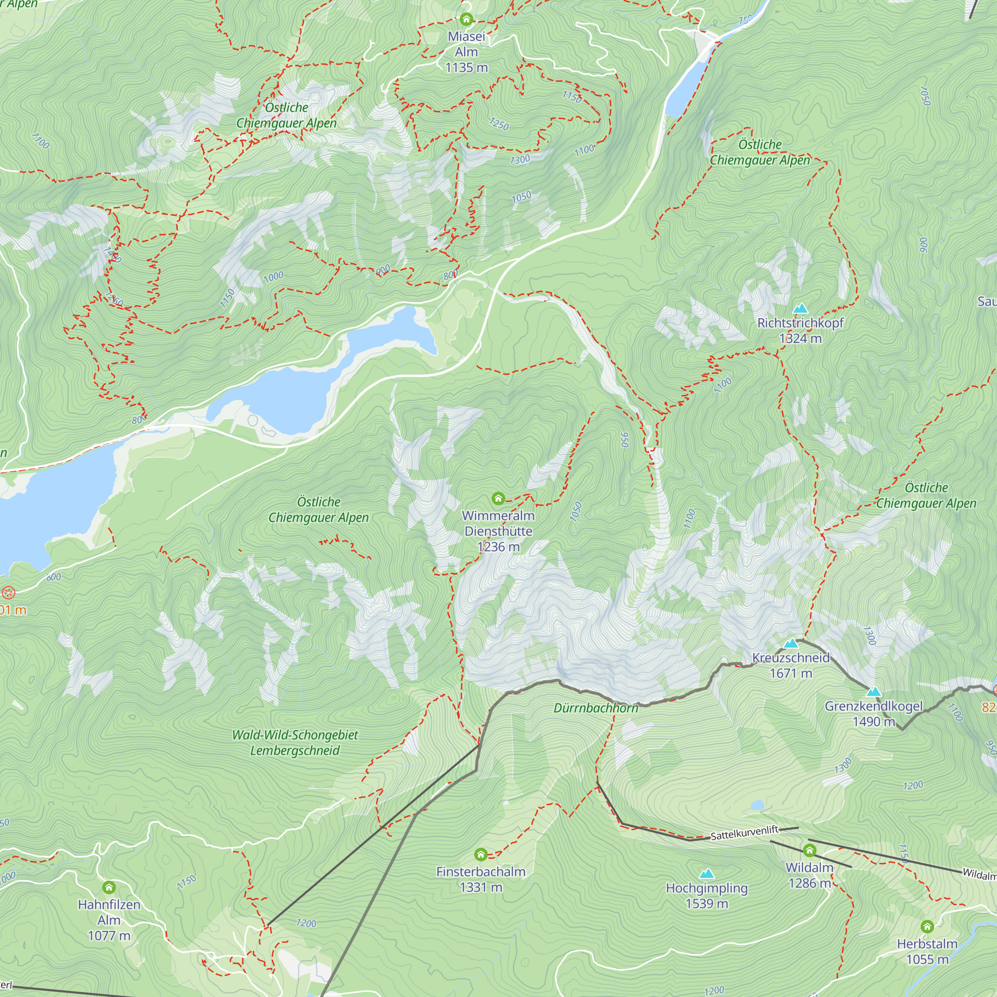 Wimmeralm Diensthütte map