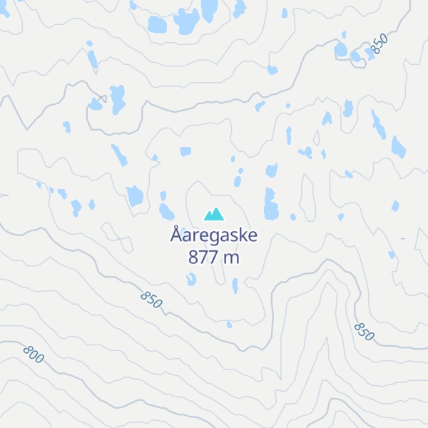 Map of Åaregaske