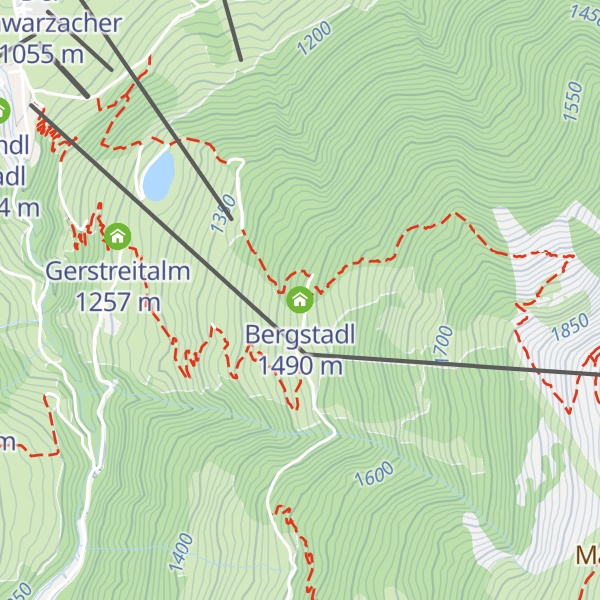 Map of Bergstadl