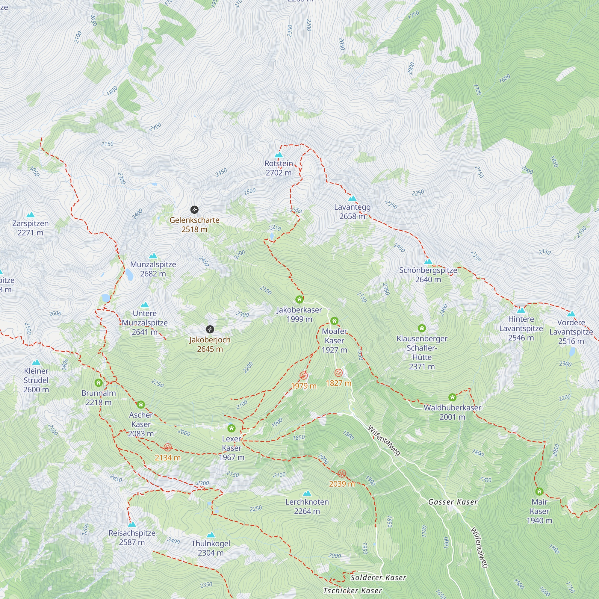 Jakoberkaser map