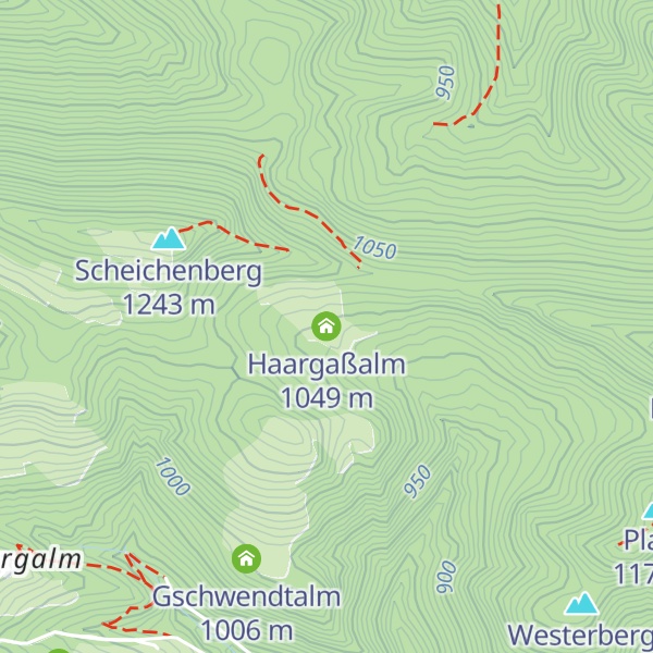 Map of Haargaßalm