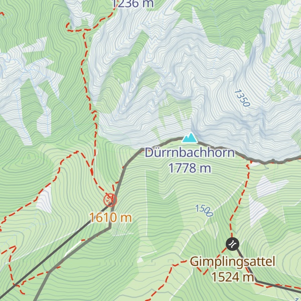 Map of Dürrnbacheck