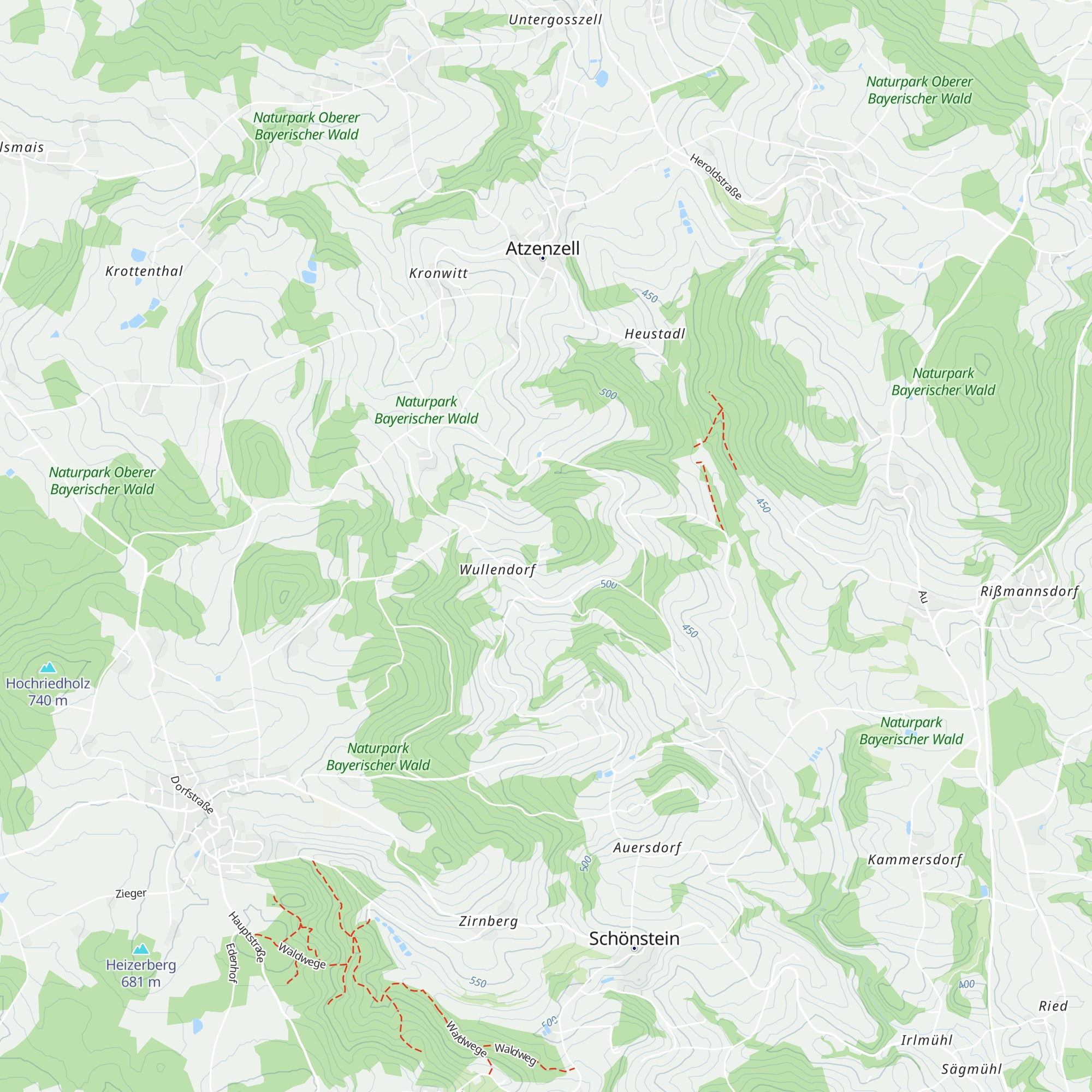 Berghütte map