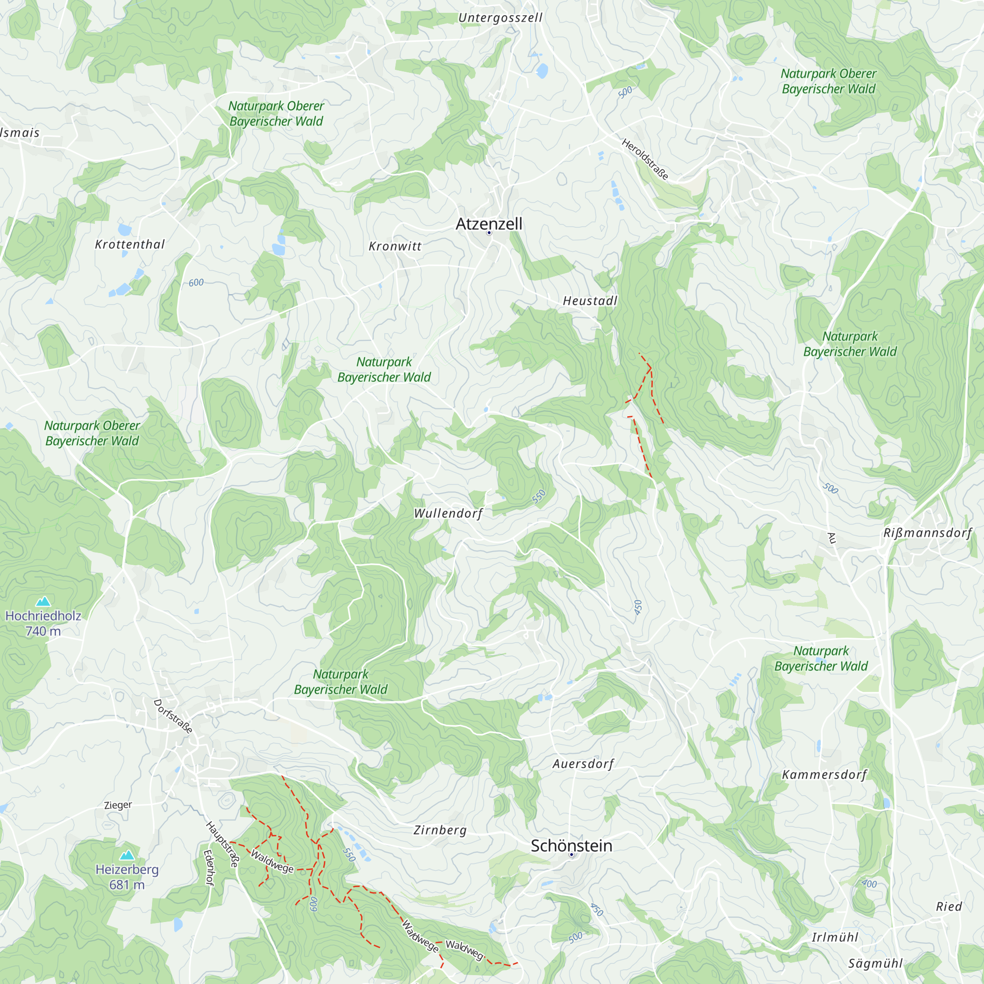 Berghütte map