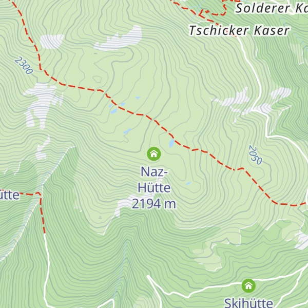 Map of Naz-Hütte