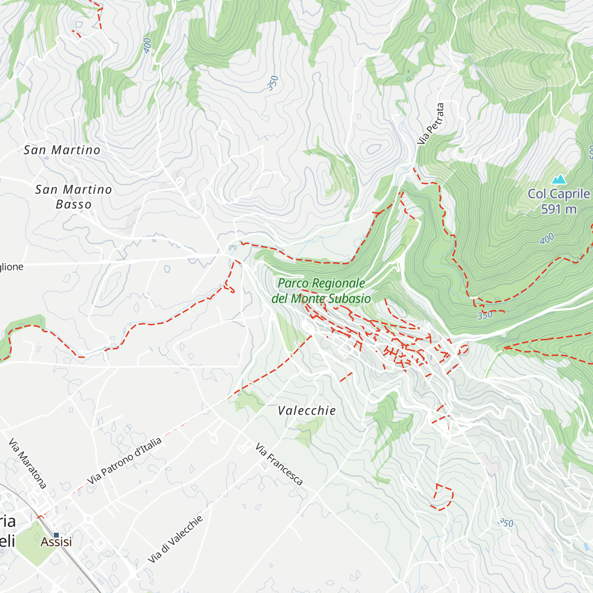 Statio Peregrinorum map