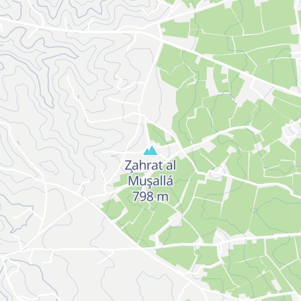 Map of Z̧ahrat al Muşallá