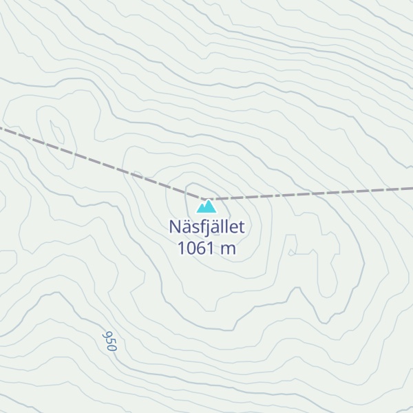 Map of Näsfjället