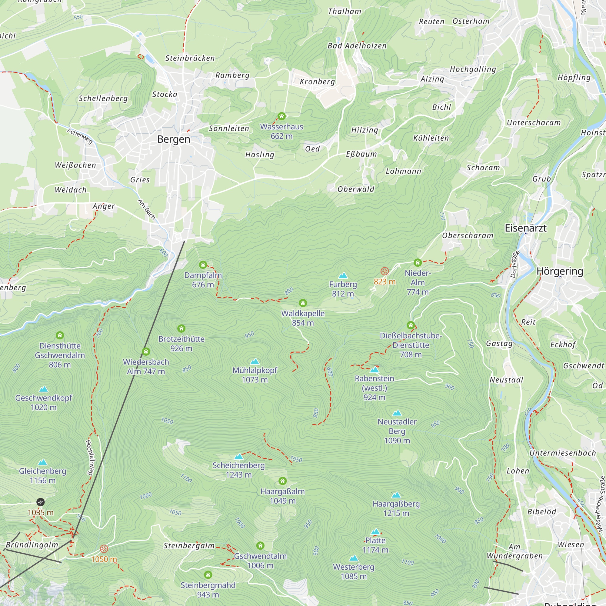 Waldkapelle map