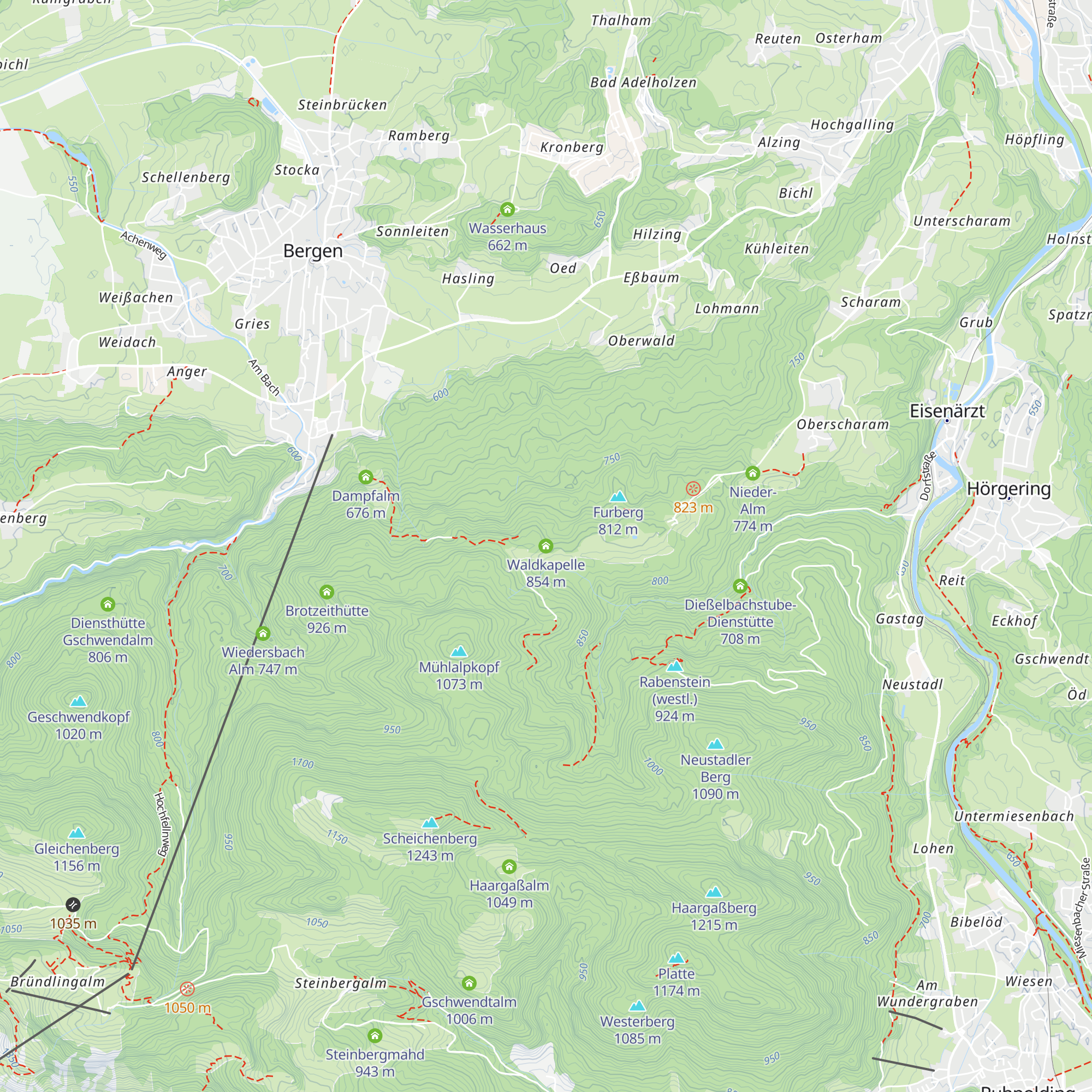 Waldkapelle map