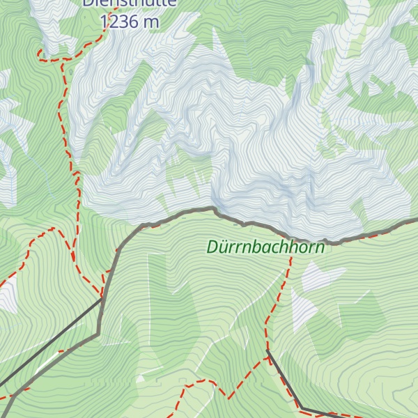 Map of Dürrnbachhorn