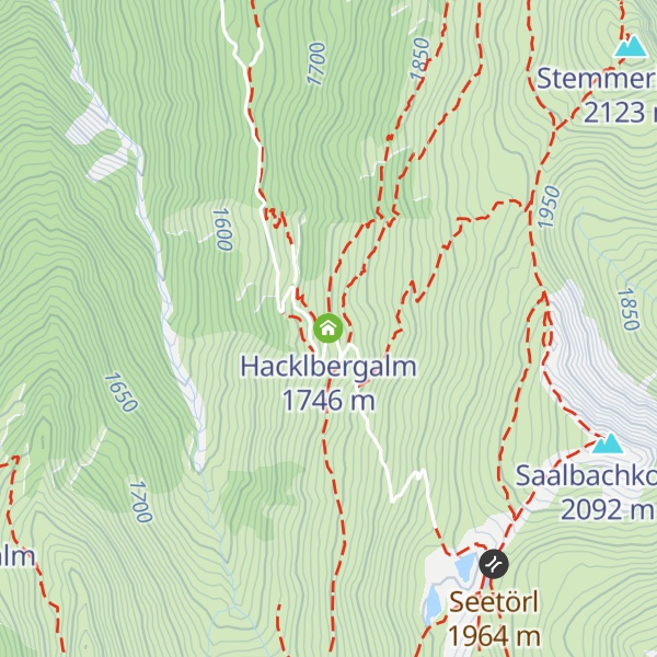 Map of Hacklbergalm