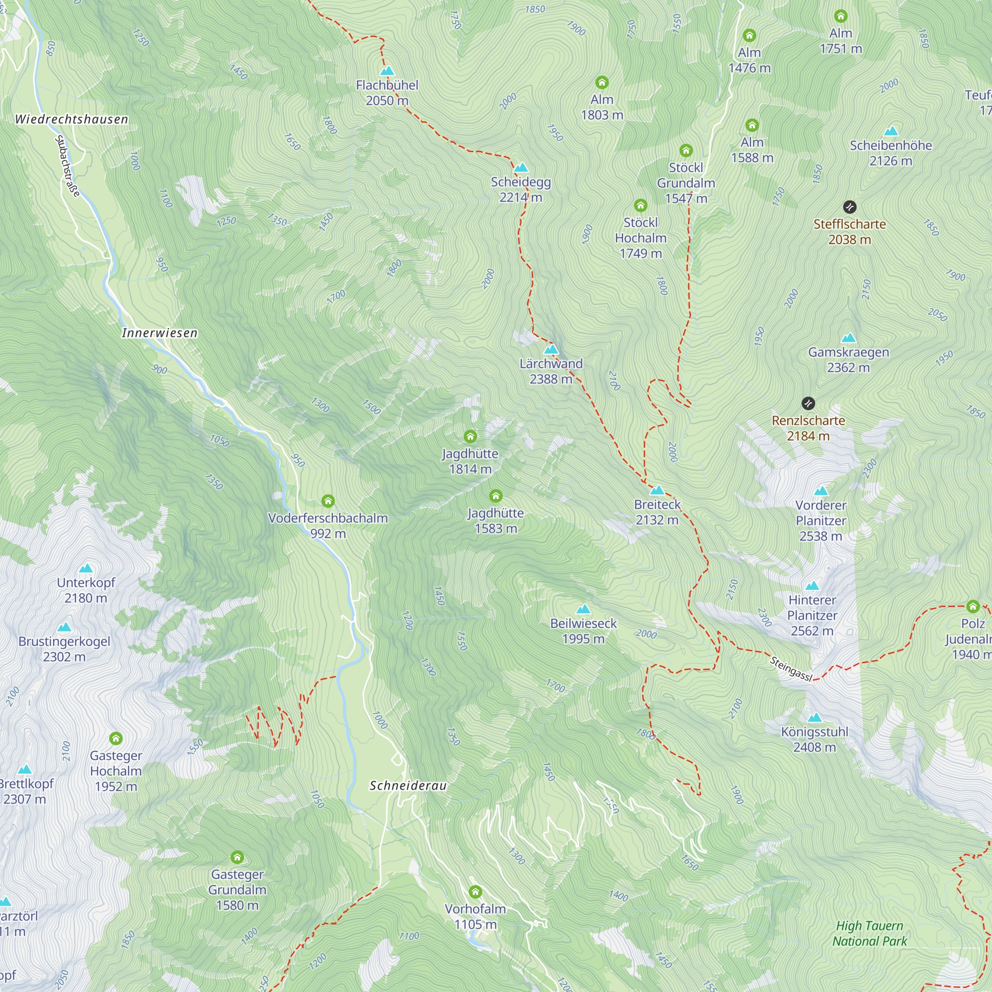 Jagdhütte map
