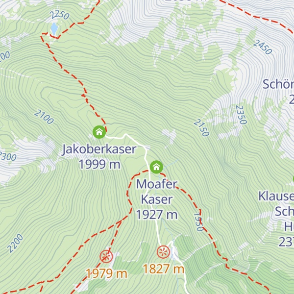 Map of Huber Kaser