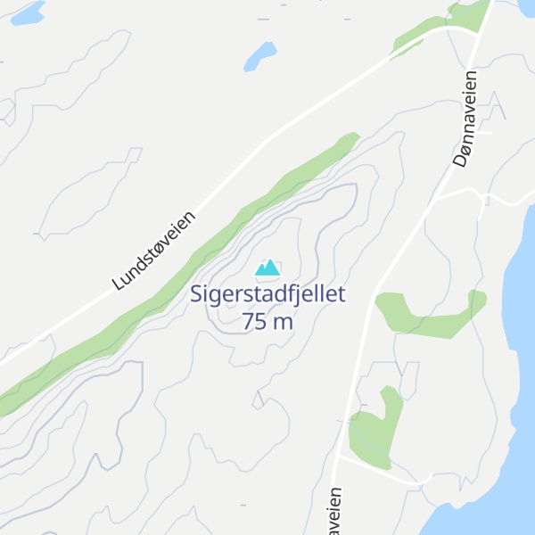 Map of Sigerstadfjellet