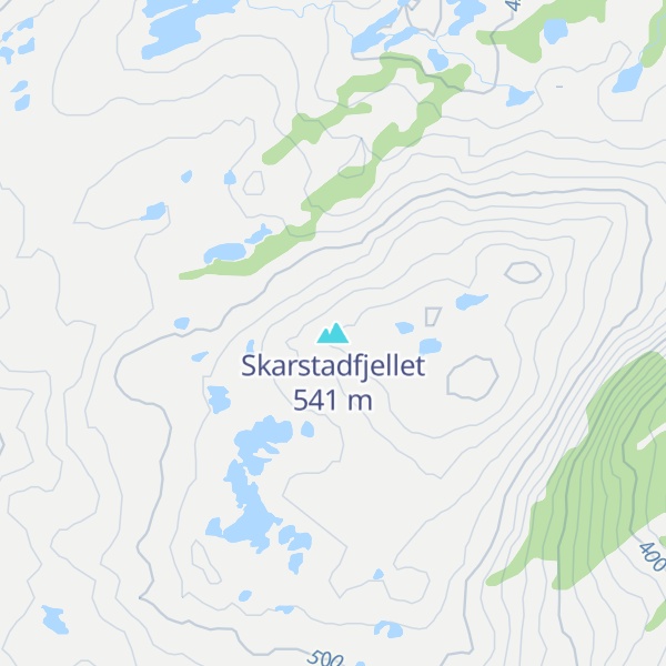 Map of Skarstadfjellet