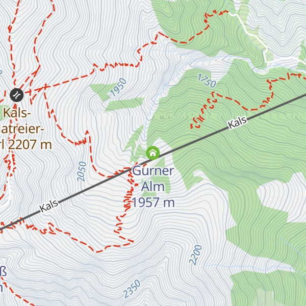 Map of Gurner Alm