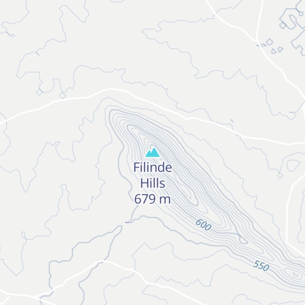 Map of Filinde Hills